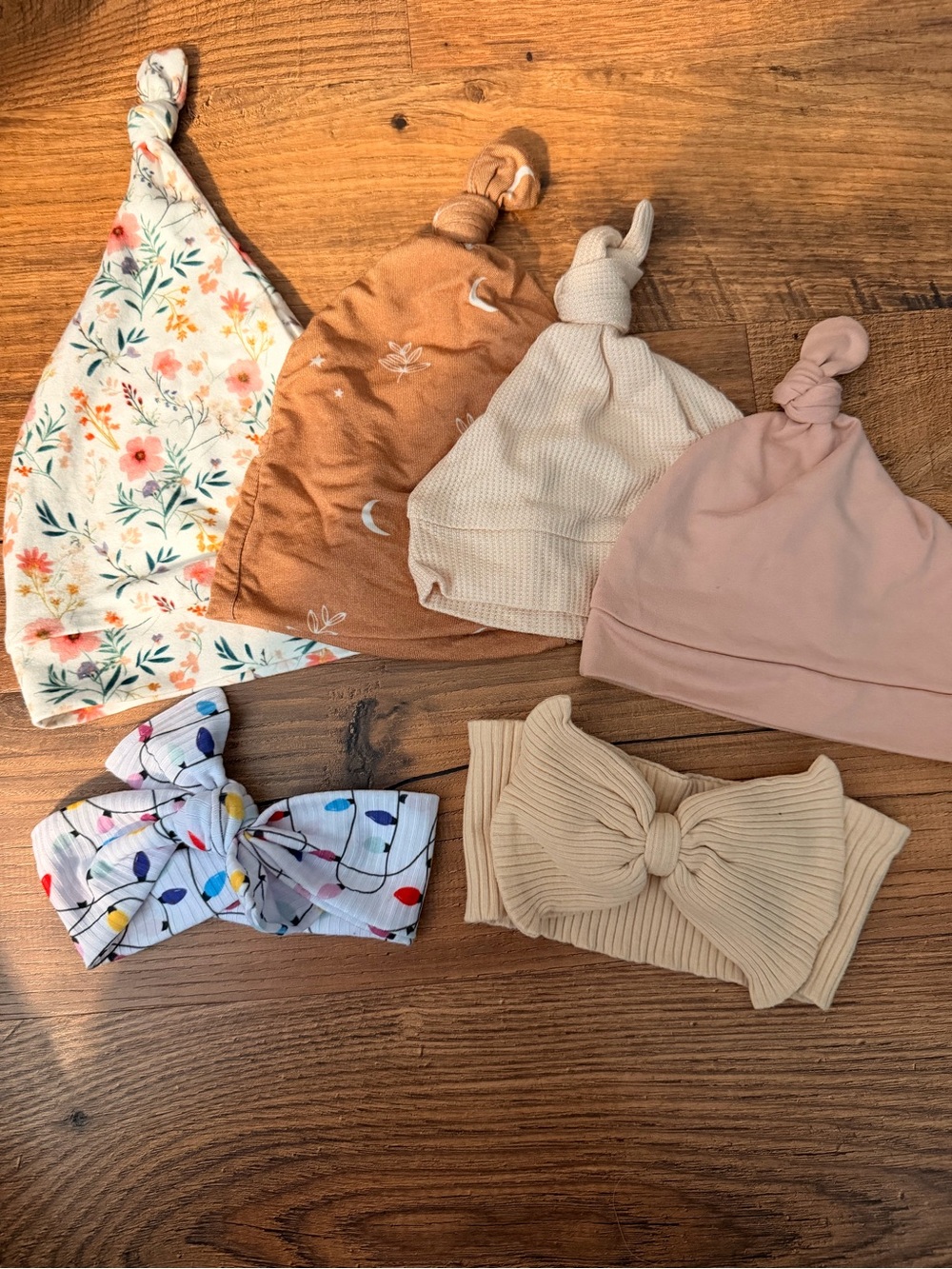 Baby Girl Hat and Bow Bundle